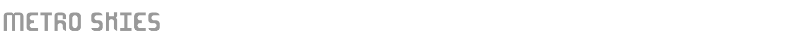 Metro Skies font preview
